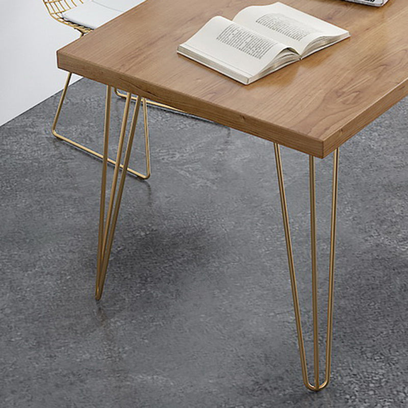 Rechthoekig gevormde kantoorbureau Omkeerbare natuurlijke schrijfbureaus voor kantoor