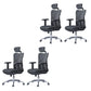Modern Swivel Chair Adjustable Seat Height Office Chair with Wheels