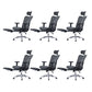 Modern Swivel Chair Adjustable Seat Height Office Chair with Wheels