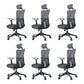 Modern Swivel Chair Adjustable Seat Height Office Chair with Wheels