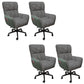 Contemporary Office Chair Adjustable Seat Height Desk Chair with Wheels