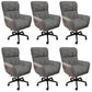 Contemporary Office Chair Adjustable Seat Height Desk Chair with Wheels