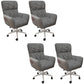 Contemporary Office Chair Adjustable Seat Height Desk Chair with Wheels