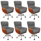 Contemporary Office Chair Adjustable Seat Height Desk Chair with Wheels