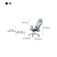 Modern Ergonomic Office Chair Adjustable Seat Height Desk Chair with Wheels Clearhalo 'furn' 'furn_office_chair' 'Furniture' 'Office Chairs' 'Office Furniture' 'office_chair' 7383990