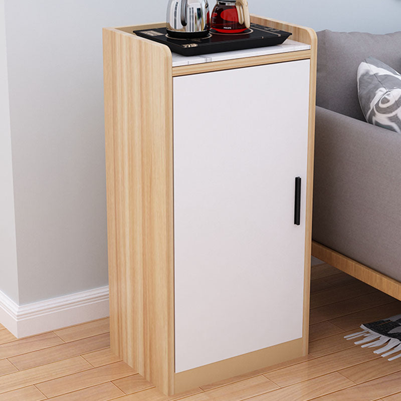 Matte Finish Indoor Dining Server Modern Sideboard for Dining Room Natural Clearhalo 'buffet_sideboard' 'Buffets & Sideboards' 'furn' 'furn_buffet_sideboard' 'Furniture' 'Kitchen & Dining Furniture' 7384034