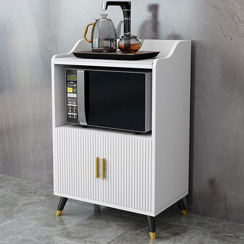 Server da pranzo bianco pietra top glam sideboard in legno finto per cucina