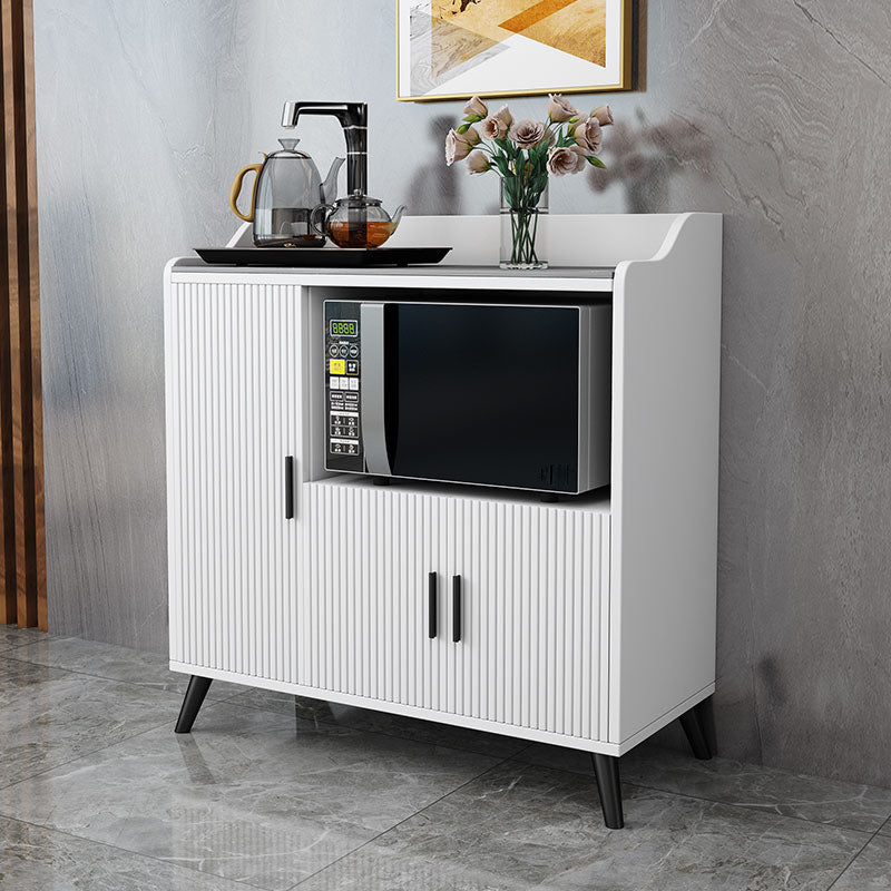 Server da pranzo bianco pietra top glam sideboard in legno finto per cucina