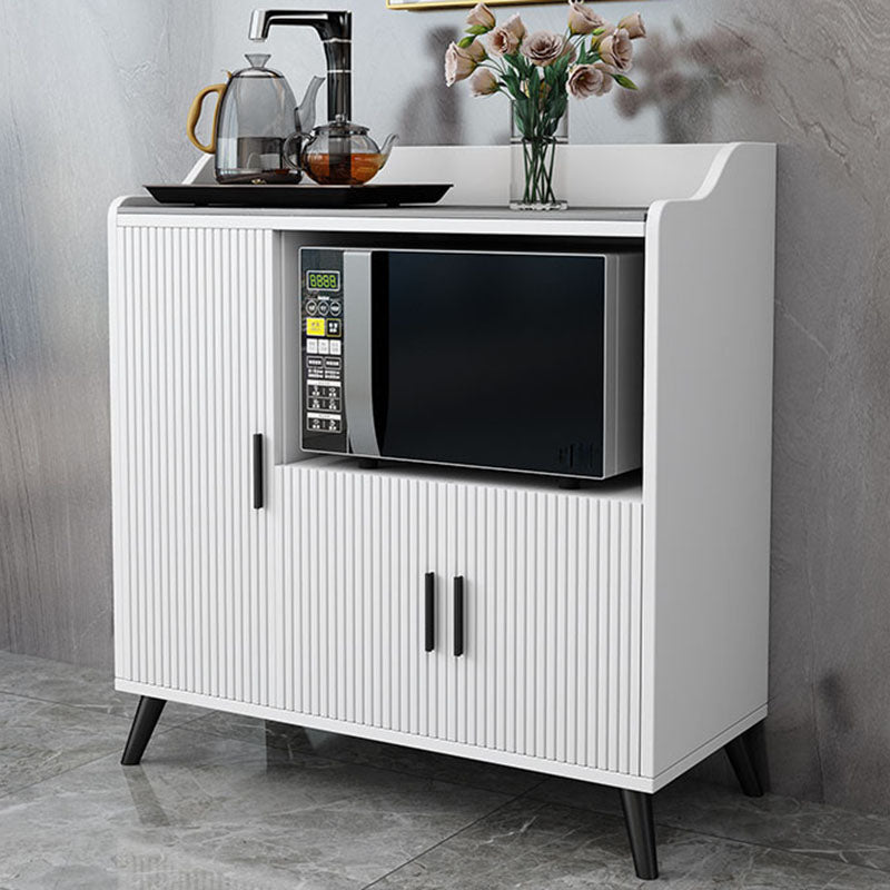 Server da pranzo bianco pietra top glam sideboard in legno finto per cucina