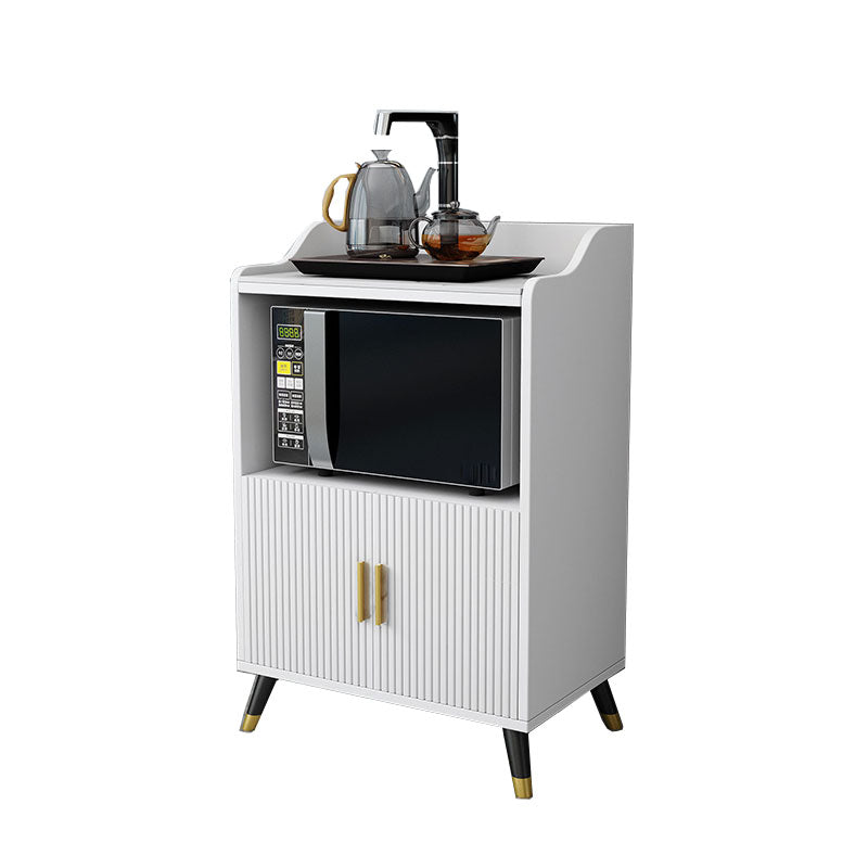 Server da pranzo bianco pietra top glam sideboard in legno finto per cucina