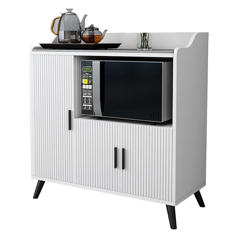 Server da pranzo bianco pietra top glam sideboard in legno finto per cucina