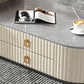 Oval Tropical Coffee Table Slate Storage 2 Nesting Coffee Table Set Clearhalo 'Coffee & Accent Tables' 'Coffee Tables' 'coffee_tables' 'furn' 'furn_coffee_tables' 'Furniture' 'Living Room Furniture' 7384104