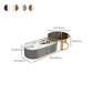 Oval Tropical Coffee Table Slate Storage 2 Nesting Coffee Table Set Clearhalo 'Coffee & Accent Tables' 'Coffee Tables' 'coffee_tables' 'furn' 'furn_coffee_tables' 'Furniture' 'Living Room Furniture' 7384115