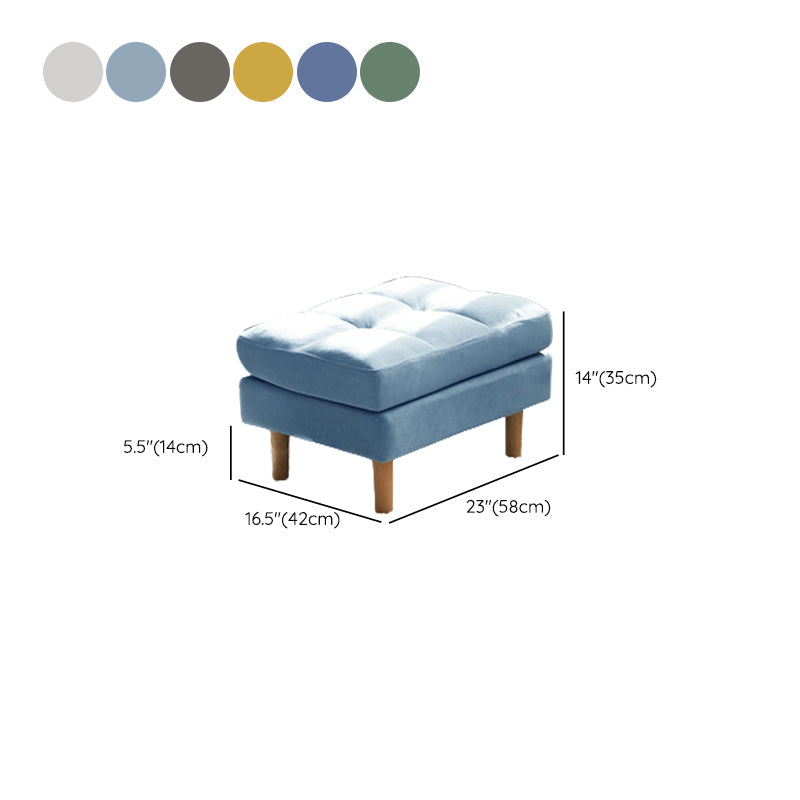 Sedia reclinabile manuale in legno Nordic da 28,7 "reclinabile con poggiapiedi e conservazione