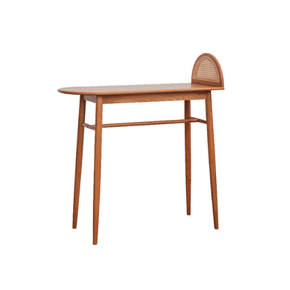 Modern Solid Wood Bar Dining Table Ellipse Bar Table for Kitchen Without Chairs Clearhalo 'Bar Furniture' 'Bar Tables' 'bar_tables' 'furn' 'furn_bar_tables' 'Furniture' 'Kitchen & Dining Furniture' 7384229
