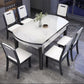 Ensemble de Table à manger pliable avec plateau en pierre, pour la maison, ensemble de Dinette moderne, 1/7 pièces