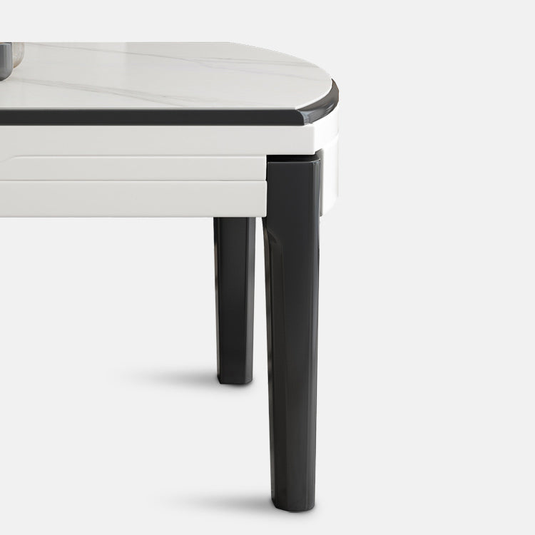 Ensemble de Table à manger pliable avec plateau en pierre, pour la maison, ensemble de Dinette moderne, 1/7 pièces
