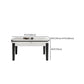 Ensemble de Table à manger pliable avec plateau en pierre, pour la maison, ensemble de Dinette moderne, 1/7 pièces