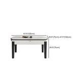 Steinoberteil faltbarer Esstisch Set für Zuhause 1/7 Stücke moderne Esseetet