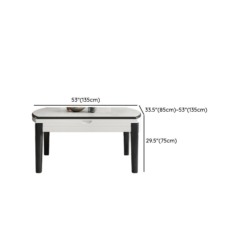 Ensemble de Table à manger pliable avec plateau en pierre, pour la maison, ensemble de Dinette moderne, 1/7 pièces