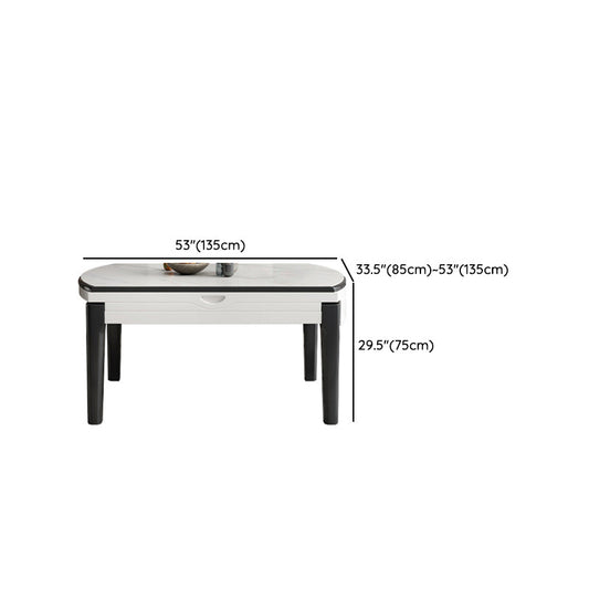 Mesa de comedor plegable de piedra Top set para el hogar 1/7 piezas Modern Dinette Set