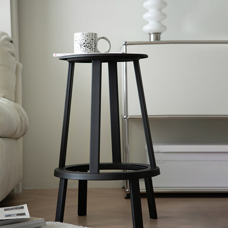 Contemporary Metal Legs Bar Stools Indoor Backless Bar Stool Clearhalo 'Bar Furniture' 'Bar Stools' 'bar_stools' 'furn' 'furn_bar_stools' 'Furniture' 'Kitchen & Dining Furniture' 7385410