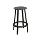 Contemporary Metal Legs Bar Stools Indoor Backless Bar Stool Black 1 Piece Counter Stool(26"H) Clearhalo 'Bar Furniture' 'Bar Stools' 'bar_stools' 'furn' 'furn_bar_stools' 'Furniture' 'Kitchen & Dining Furniture' 7385413