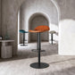 Indoor Metal Legs Bar Stool Saddle Seat Bar Stool with Swivel
