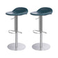 Indoor Metal Legs Bar Stool Saddle Seat Bar Stool with Swivel