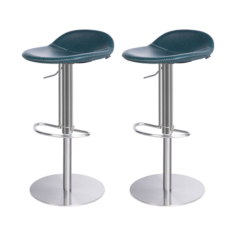 Indoor Metal Legs Bar Stool Saddle Seat Bar Stool with Swivel