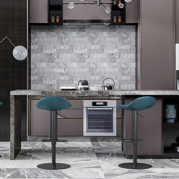 Indoor Metal Legs Bar Stool Saddle Seat Bar Stool with Swivel