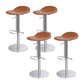 Indoor Metal Legs Bar Stool Saddle Seat Bar Stool with Swivel