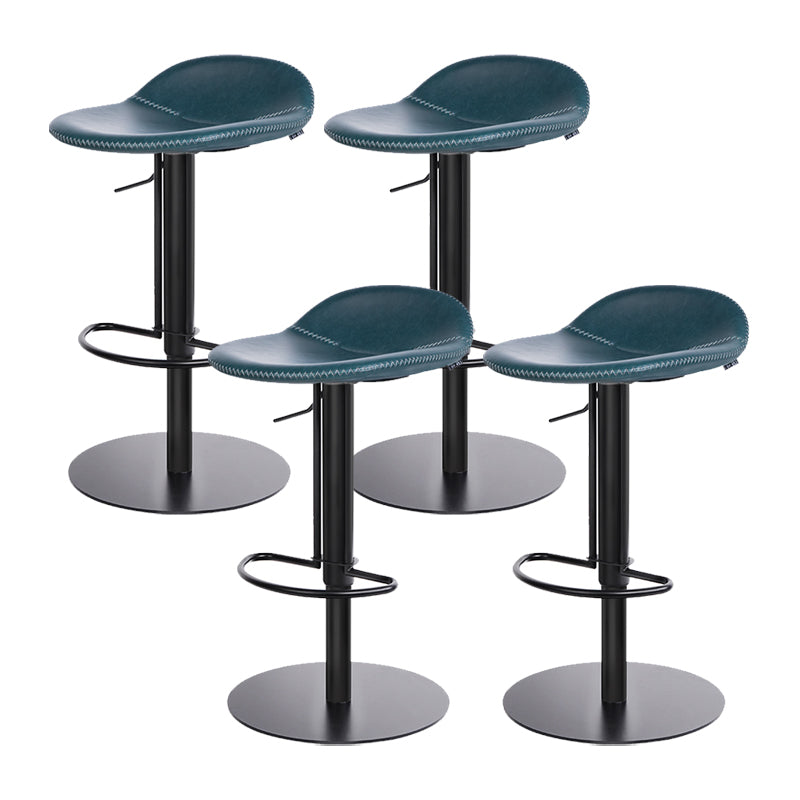 Indoor Metal Legs Bar Stool Saddle Seat Bar Stool with Swivel