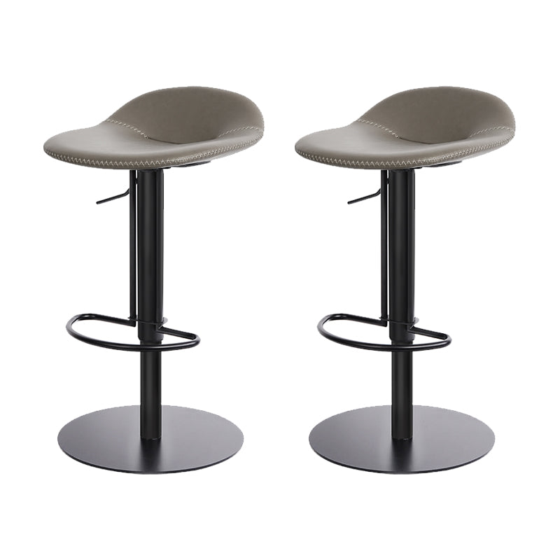 Indoor Metal Legs Bar Stool Saddle Seat Bar Stool with Swivel