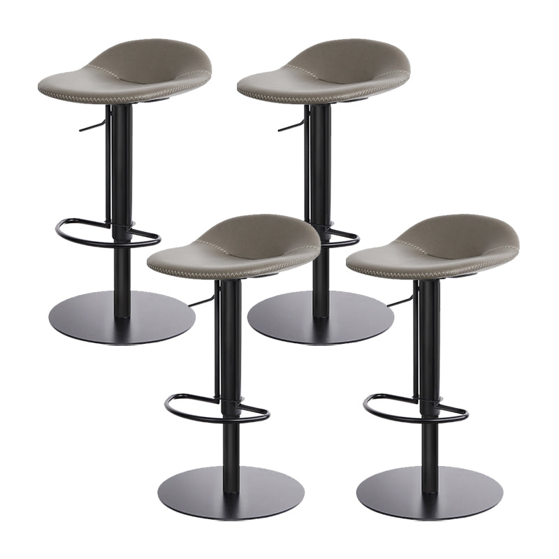 Indoor Metal Legs Bar Stool Saddle Seat Bar Stool with Swivel