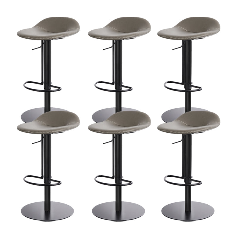 Indoor Metal Legs Bar Stool Saddle Seat Bar Stool with Swivel