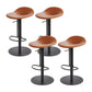 Indoor Metal Legs Bar Stool Saddle Seat Bar Stool with Swivel