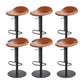 Indoor Metal Legs Bar Stool Saddle Seat Bar Stool with Swivel