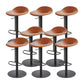 Indoor Metal Legs Bar Stool Saddle Seat Bar Stool with Swivel
