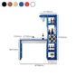 Manufactured Wood Bar Table with Storage Matte Finish Bistro Table for Small Places Clearhalo 'Bar Furniture' 'Bar Tables' 'bar_tables' 'furn' 'furn_bar_tables' 'Furniture' 'Kitchen & Dining Furniture' 7385541