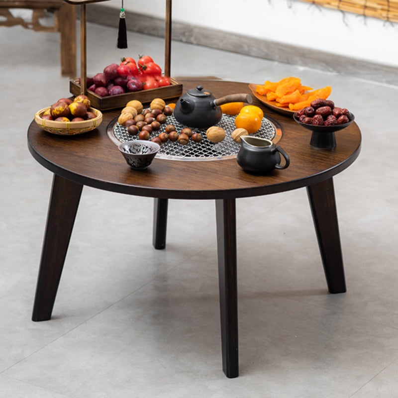 Contemporary Coffee Table Wooden 4 Legs Coffee Cocktail Table for Living Room 28"L x 28"W x 16"H Clearhalo 'Coffee & Accent Tables' 'Coffee Tables' 'coffee_tables' 'furn' 'furn_coffee_tables' 'Furniture' 'Living Room Furniture' 7385885