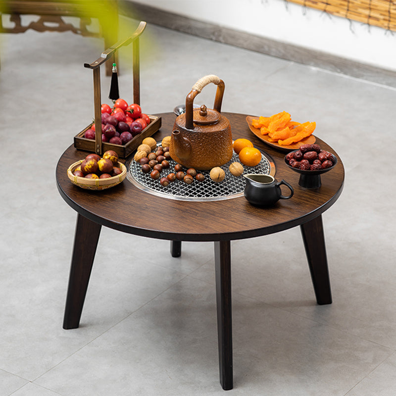 Contemporary Coffee Table Wooden 4 Legs Coffee Cocktail Table for Living Room Clearhalo 'Coffee & Accent Tables' 'Coffee Tables' 'coffee_tables' 'furn' 'furn_coffee_tables' 'Furniture' 'Living Room Furniture' 7385889