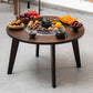 Contemporary Coffee Table Wooden 4 Legs Coffee Cocktail Table for Living Room 27.6"L x 27.6"W x 27.6"H Clearhalo 'Coffee & Accent Tables' 'Coffee Tables' 'coffee_tables' 'furn' 'furn_coffee_tables' 'Furniture' 'Living Room Furniture' 7385890
