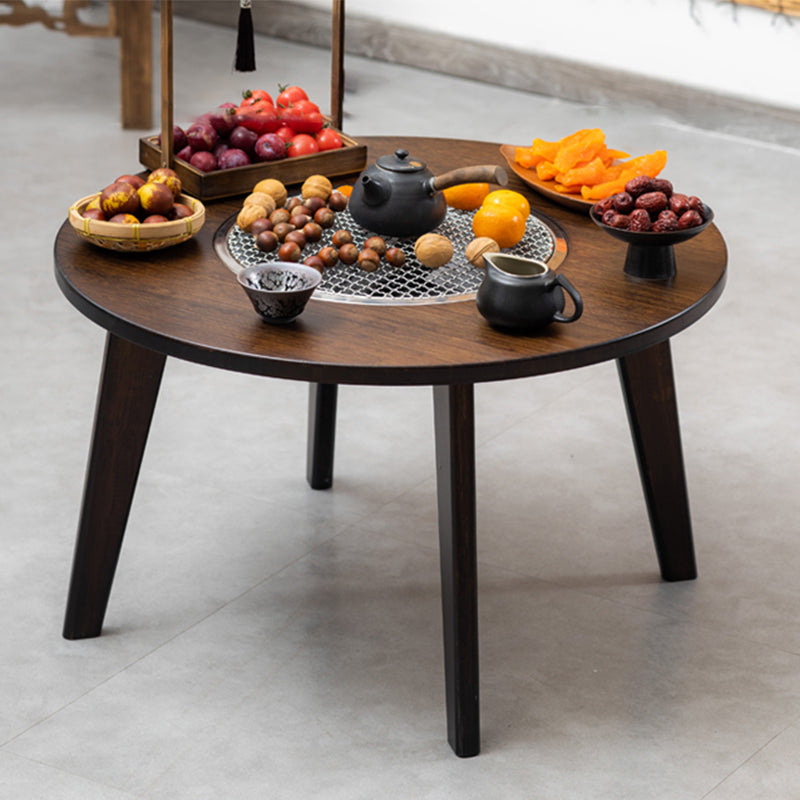 Contemporary Coffee Table Wooden 4 Legs Coffee Cocktail Table for Living Room 27.6"L x 27.6"W x 27.6"H Clearhalo 'Coffee & Accent Tables' 'Coffee Tables' 'coffee_tables' 'furn' 'furn_coffee_tables' 'Furniture' 'Living Room Furniture' 7385890