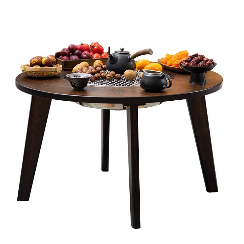 Contemporary Coffee Table Wooden 4 Legs Coffee Cocktail Table for Living Room Clearhalo 'Coffee & Accent Tables' 'Coffee Tables' 'coffee_tables' 'furn' 'furn_coffee_tables' 'Furniture' 'Living Room Furniture' 7385892