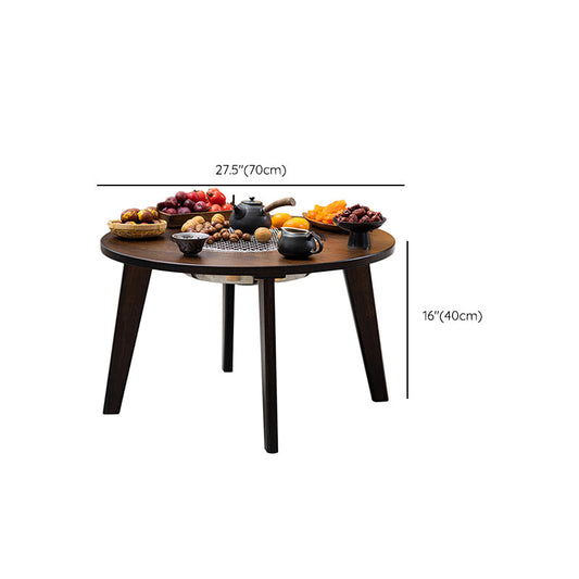 Contemporary Coffee Table Wooden 4 Legs Coffee Cocktail Table for Living Room Clearhalo 'Coffee & Accent Tables' 'Coffee Tables' 'coffee_tables' 'furn' 'furn_coffee_tables' 'Furniture' 'Living Room Furniture' 7385899