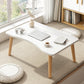 Wood Rectangle Coffee Table 4 Legs Coffee Table with Storage 28"L x 16"W x 12"H White Clearhalo 'Coffee & Accent Tables' 'Coffee Tables' 'coffee_tables' 'furn' 'furn_coffee_tables' 'Furniture' 'Living Room Furniture' 7385905