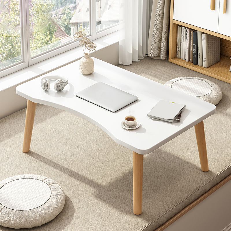 Wood Rectangle Coffee Table 4 Legs Coffee Table with Storage 28"L x 16"W x 12"H White Clearhalo 'Coffee & Accent Tables' 'Coffee Tables' 'coffee_tables' 'furn' 'furn_coffee_tables' 'Furniture' 'Living Room Furniture' 7385905