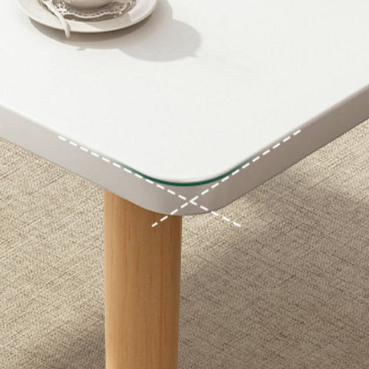 Wood Rectangle Coffee Table 4 Legs Coffee Table with Storage Clearhalo 'Coffee & Accent Tables' 'Coffee Tables' 'coffee_tables' 'furn' 'furn_coffee_tables' 'Furniture' 'Living Room Furniture' 7385916