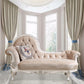 Modern Glam Upholstered Chaise Lounge Couch Rolled Arms Chaise White Left-Arm Chaise Clearhalo 'Chairs & Seating' 'Chaise Lounge' 'chaise_lounge' 'furn' 'furn_chaise_lounge' 'Furniture' 'Living Room Furniture' 7386022
